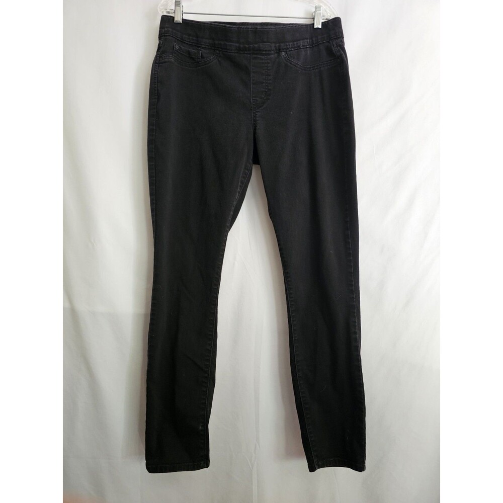 Signature Levi Strauss Gold Totally Shaping Pull On Skinny Jeans Black